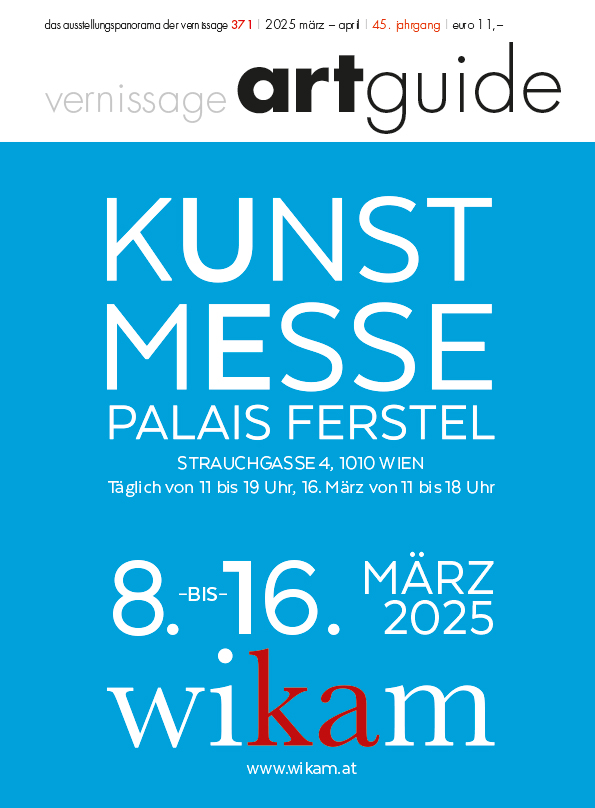 Aktuelle Ausgabe des Vernissage Art Guide