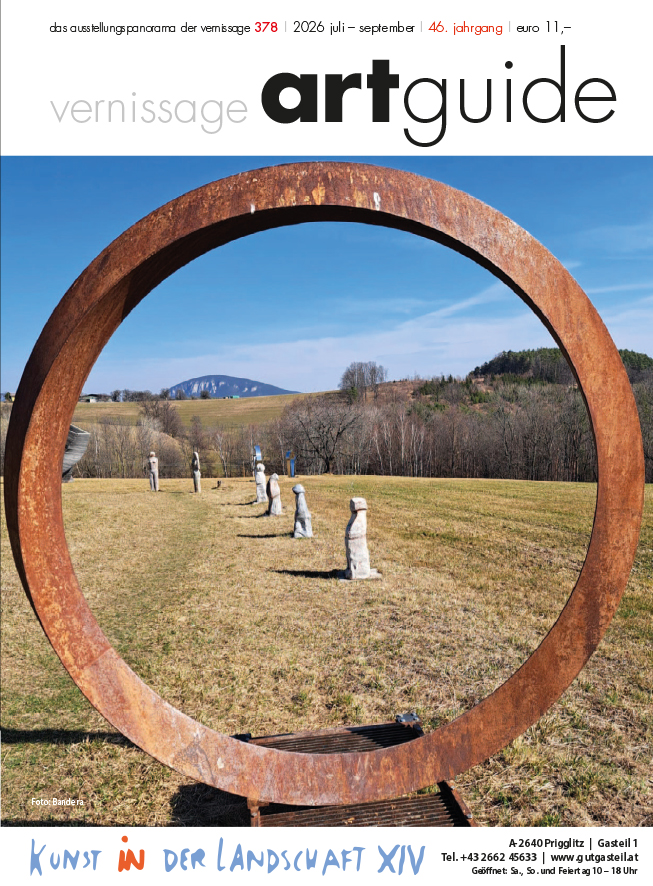 Aktuelle Ausgabe des Vernissage Art Guide