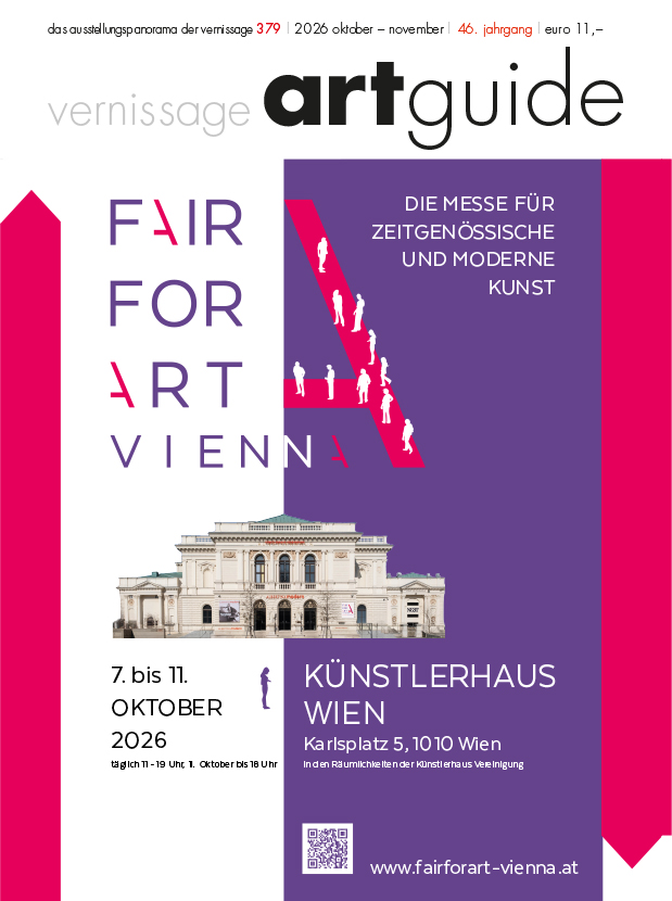 Aktuelle Ausgabe des Vernissage Art Guide